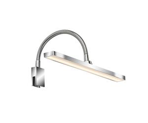 Applique LED salle de bain Applique murale variateur de lumière miroir, métal chromé, 4W 400Lm blanc chaud, blanc neutre, L 30 cm