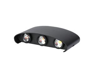 Applique LED semi-ovale V-TAC - Bridgelux - Noir - IP65 Waterproof - 5W - 630 lumens - 3000K