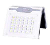 Applique LED solaire avec capteur de mouvement - EDM - Blanc - 2 W - 220 lm - 6500 K
