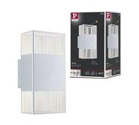 Applique Led Tharin Ip44 3000k 120x104mm 2x3,7w Argent