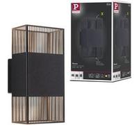 Applique LED Tharin IP44 3000K 120x250mm 2x3,7W Noir Noir G