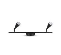 Lampe Muraux LED 9W (2x4.5W) Mur Lumière Couleur Noire V-tac VT-810