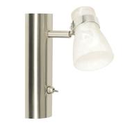Applique MARANELLO 1xG9/33W, NS/Chrome/Alabaster L : 55, L : 120, H : 120, douille G9, intensité lumineuse variable
