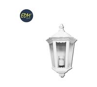 GENERIQUE - Applique En Aluminium Et Verre Ip44 E27 100w Couleur Blanche 25x12x43cm Modèle Milan Edm