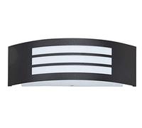 Applique Moderne Lampe Murale Extérieure Semi-Circulaire Luminaire De Jardin IP44 Noir Mat 2/1/825