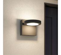 Applique mural extérieur LED Belna Lucande, noir, Aluminium, Moderne, Applique Exterieur LED