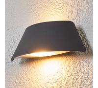 Applique mural extérieur LED Glen Lucande, noir, Aluminium, Moderne, Applique Exterieur LED
