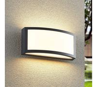 Applique mural extérieur LED Jakari Lindby, noir, Aluminium, Moderne, Applique Exterieur LED