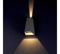 Applique mural extérieur LED JENDRIK Lucande, noir, Aluminium, Moderne, Applique Exterieur LED