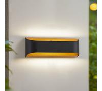 Applique mural extérieur LED Lenore Lindby, noir, Aluminium, Moderne, Applique Exterieur LED