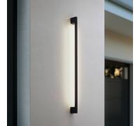 Lindby LED Applique Exterieur Neano (Moderne) en Noir Aluminium (1 lampe,à), Murale Luminaire Lampe Jardin Eclairage d’exterieur