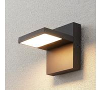 Applique mural extérieur LED Silvan Lucande, noir, Aluminium, Moderne, Applique Exterieur LED