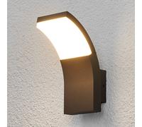 Applique mural extérieur LED Timm Lucande, noir, Aluminium, Moderne, Applique Exterieur LED