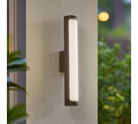 Applique mural extérieur LED Tuberia Lucande, noir, Aluminium, Moderne, Applique Exterieur LED