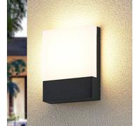 Applique mural extérieur LED Vanira Lindby, noir, Aluminium, Moderne, Applique Exterieur LED
