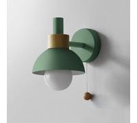 Applique Murale 1 lumière avec Interrupteur à Tirette, Style Nordique Moderne, pour Salle de Bain, Miroir de courtoisie, Lampe de Chevet pour Chambre à Coucher, Salon, Couloir, Cuisine, Bureau