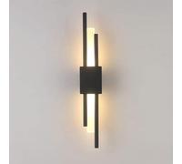 Applique Murale 8 W Créative Haut Et Bas Éclairage Moderne Intérieur Acrylique Lampe Murale Veilleuse pour Chambre Salon Couloir Escaliers, Lumière Blanche Chaude 3000 K,Dark l