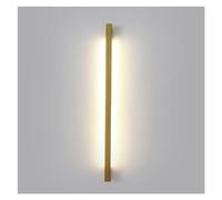 Applique murale à bande linéaire LED, 3 modes de couleurs, luminaire mural minimaliste, lampe Compatible with salon. à ., appliques murales de chevet, lumières murales intérieures (couleur : foncé,