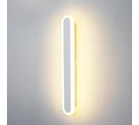 Applique Murale à Bande Longue, Lampe Murale Moderne et Simple en Acrylique, LED, 3 Couleurs, intensité Variable, pour Salon, Chambre, Balcon, Bureau