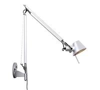 Applique murale à bras pivotant long avec interrupteur à bouton-poussoir, poteau réglable multi-angle, lampe de chevet pliable et télescopique pour chambre à coucher, lampe de lecture murale pour