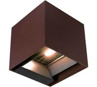 Applique murale à capteur solaire V-TAC 9W avec 3 en 1 CCT IP65 Corten