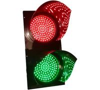 Applique Murale à Feu De Signalisation LED Rouge/Vert 2 Couleurs, Feu D’arrêt De Circulation à LED Industriel, Voyant D’Avertissement De Baie De Quai, 200mm, Black, DC24V