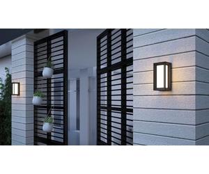 applique murale à led - aric ugolin - 10w - 3000k - graphite - aric 50913