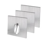 Applique murale à LED carrée et encastrée pour escaliers, porche, chemin de lumière ou sous-sol 1 W 100 à 245 V CA