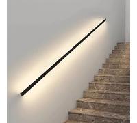 Applique murale à LED intérieur/extérieur avec capteur de corps humain 4000 K basse consommation LED 1,5 m de long pour un éclairage de sécurité et de sécurité amélioré