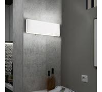 Applique murale à LED Luminaire Aluminium Opale Interrupteur Blanc Chambre à Coucher Couloir