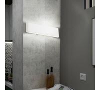 Applique murale à LED Luminaire Up Down Lighting Interrupteur opale en aluminium Chambre à coucher