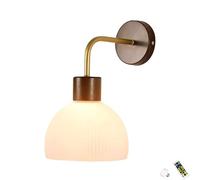 Applique Murale à Piles, Lot de 2, sans Fil, à intensité Variable, avec télécommande, décoration Murale d'intérieur, Lampes murales LED sans Fil Noires pour Chambre (S)