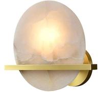 Applique Murale à Une tête avec culot E14, Applique Murale Minimaliste en marbre, Abat-Jour encastré pour plafonnier, luminaires décoratifs muraux pour Chambre et Salle à Manger