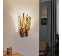 Applique murale Agar ONLI, dimmable, bois clair, Salon / Salle à manger, Bois, Applique