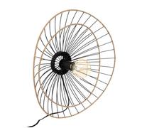 Applique murale ""Alara"" métal noir D45cm - Atmosphera createur d'interieur