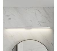 Applique murale Alenia Lindby, gris, Salle de bain, Aluminium, Moderne, Applique Murale