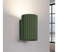 Applique murale ALORA SOLLUX LIGHTING, dimmable, vert, Salon / Salle à manger, Aluminium, Applique Murale