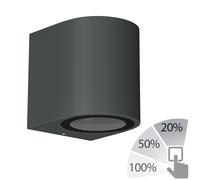 Applique murale ALSE Downlight pour l'extérieur anthracite aluminium rond in