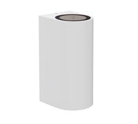 Applique murale ALSE pour extérieur IP54 up/downlight blanc mat rond 2x GU10