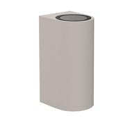 Applique murale ALSE Up & Downlight pour l'extérieur gris aluminium rond [EEK: E]