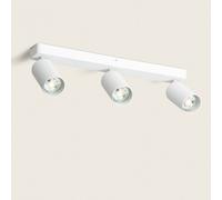 Applique Murale Aluminium Breixo 3 Spots Blanc