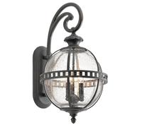 Applique Murale Antique Métal Regenglas Boule Écran IP44 Victorien Bonham Lampe