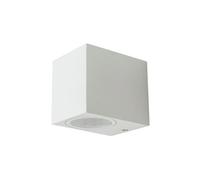 Applique murale, applique carrée GU10 max 35W blanche IP44 7539