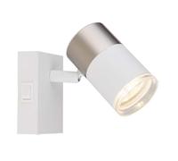 Applique murale applique chambre lampe métal blanc spot orientable