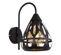 Applique murale applique couloir lumière chambre lampe noir décor spot