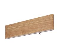 Applique murale Applique de lecture LED 12 watt aspect bois brun blanc D 295 mm