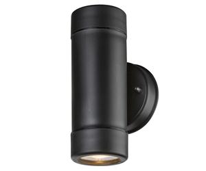 Applique murale applique extérieure lampe maison applique balcon lumière, spot haut et bas 2 ampoules IP44, douilles GU10, LxH 8,6x16cm