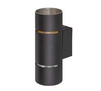 Applique murale applique lampe spot LED lampe de salon miroir avec fonction UP DOWN, métal noir, 1x LED 1x 9W 1x 800 lm, HxL 20x8 cm