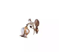 Applique murale Applique murale fleurs Lustre mural Lampe brune Verre