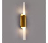 Applique murale, applique murale linéaire minimaliste lampe murale à tube long 22 pouces applique murale de vanité appliques câblées modernes éclairage mural rondelle murale intérieure pour salon
